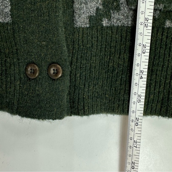 Madewell Allston Double-Button Houndstooth Cardigan Size Small Oversized - Picture 7 of 9